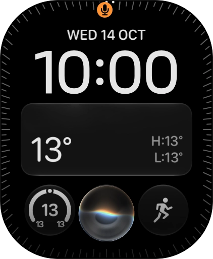 Press and hold the Digital Crown to turn on Siri.