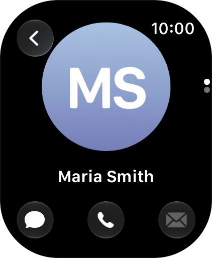 Press the call icon.