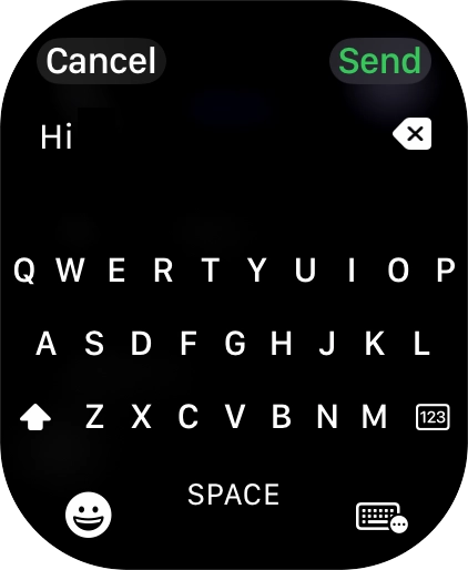 Press the input icon.