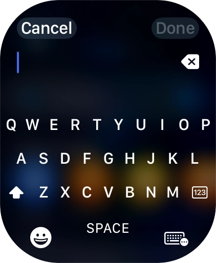Press the input icon.