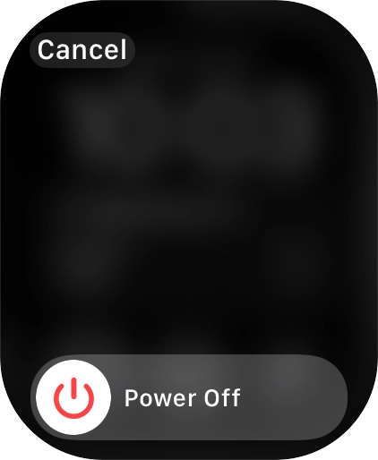 Press and drag the power off icon right.