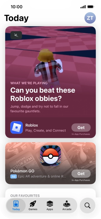 Press the search icon.