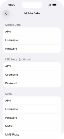 Press APN and key in wap.o2.co.uk.