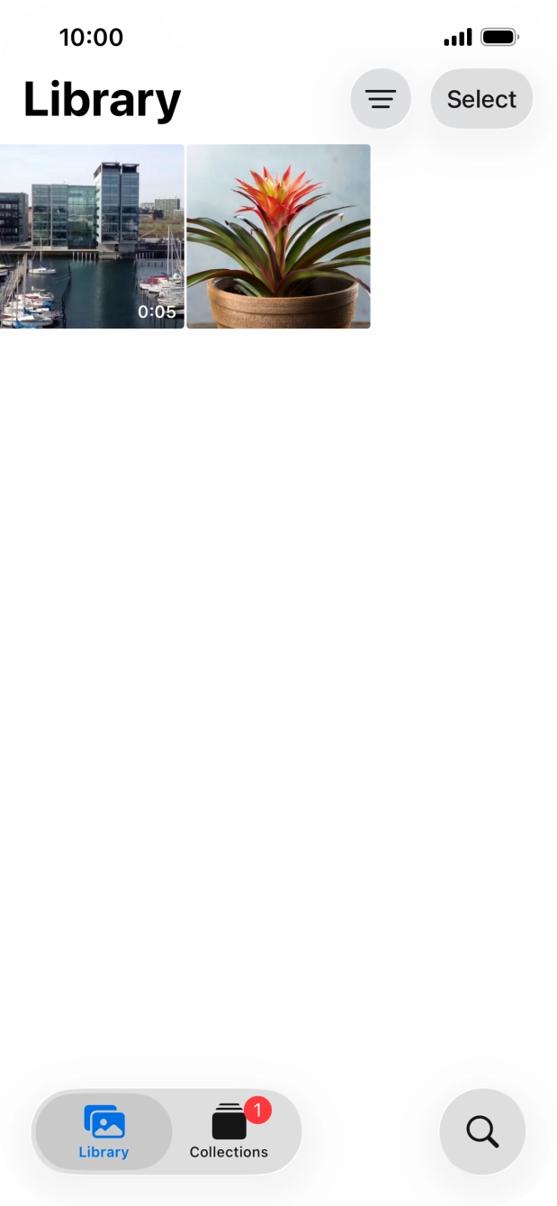 Open the app or screen you want to record.