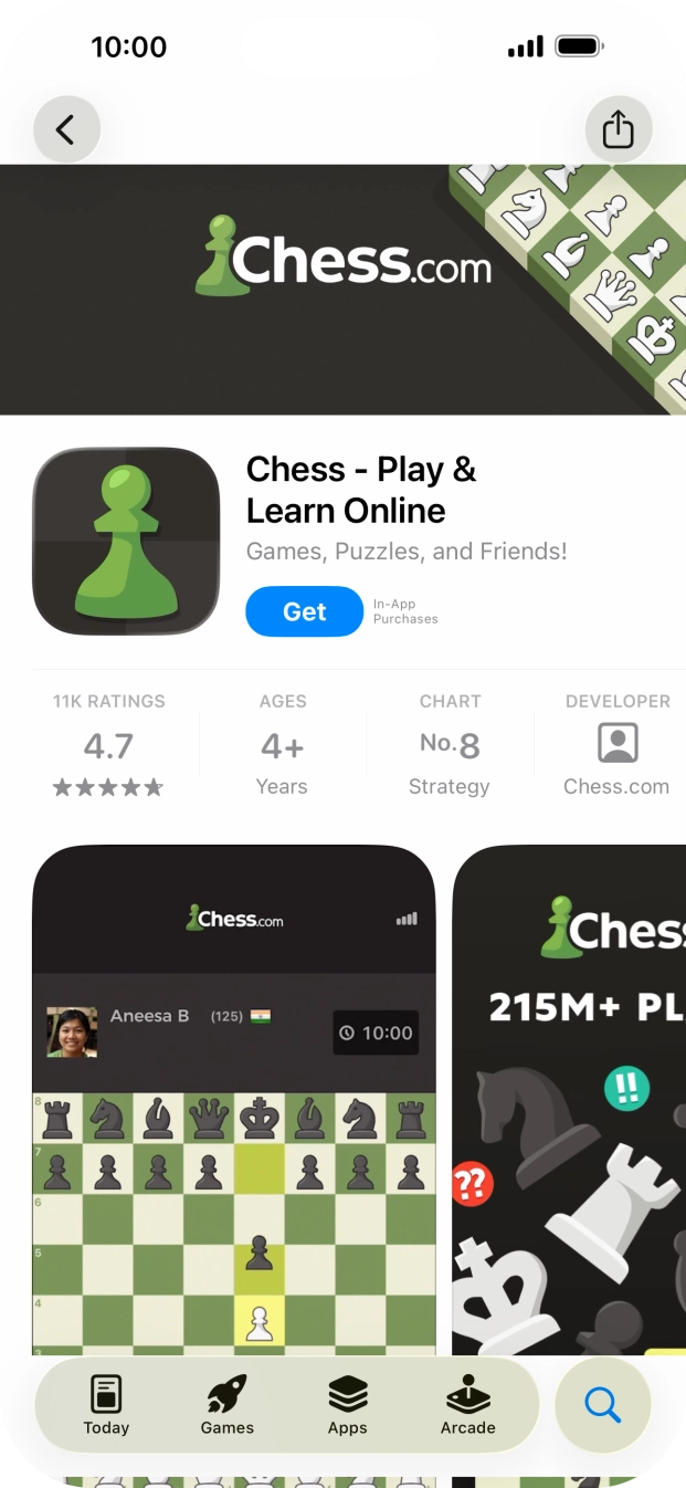 Press Get and follow the instructions on the screen to install the app. Press Get and follow the instructions on the screen to install the app.