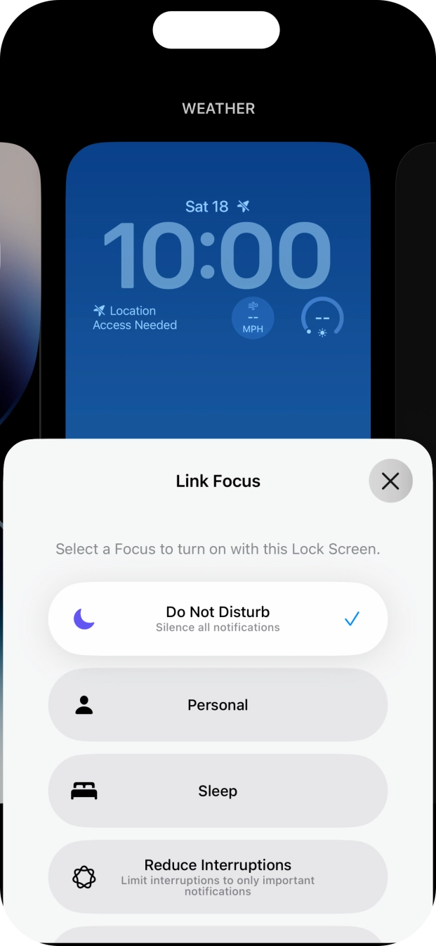 Press the close icon. Press the close icon.