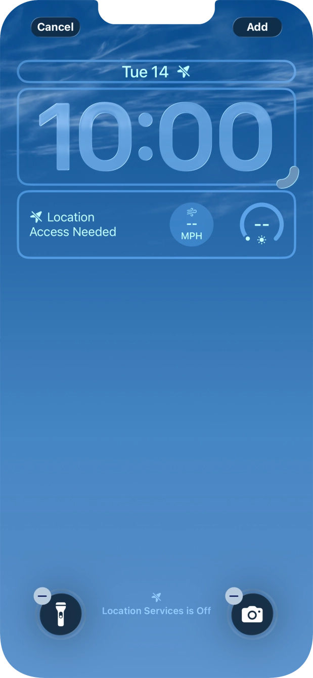 To customise the way the lock screen date is displayed, press the date widget and follow the instructions on the screen to select the required widget display mode. To customise the way the lock screen date is displayed, press the date widget and follow the instructions on the screen to select the required widget display mode.