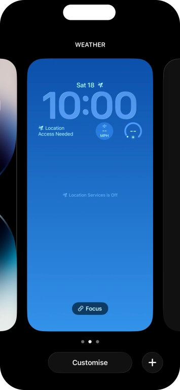 Press Focus. Press Focus.