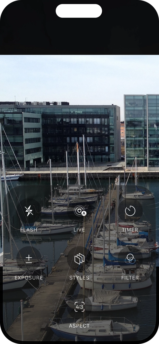 Press the required setting and follow the instructions on the screen to use the selected function.
