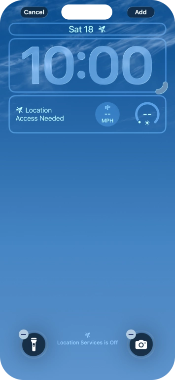 To customise the way the lock screen date is displayed, press the date widget and follow the instructions on the screen to select the required widget display mode. To customise the way the lock screen date is displayed, press the date widget and follow the instructions on the screen to select the required widget display mode.