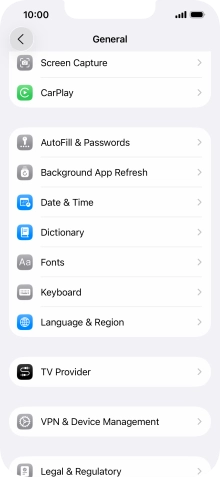 Press Background App Refresh.