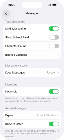 Slide your finger upwards starting from the bottom of the screen to return to the home screen.