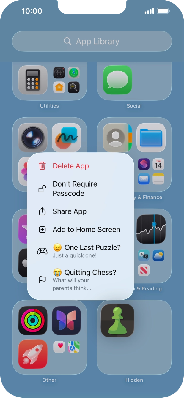 Press Don't Require Passcode.