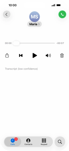 Press the play icon.