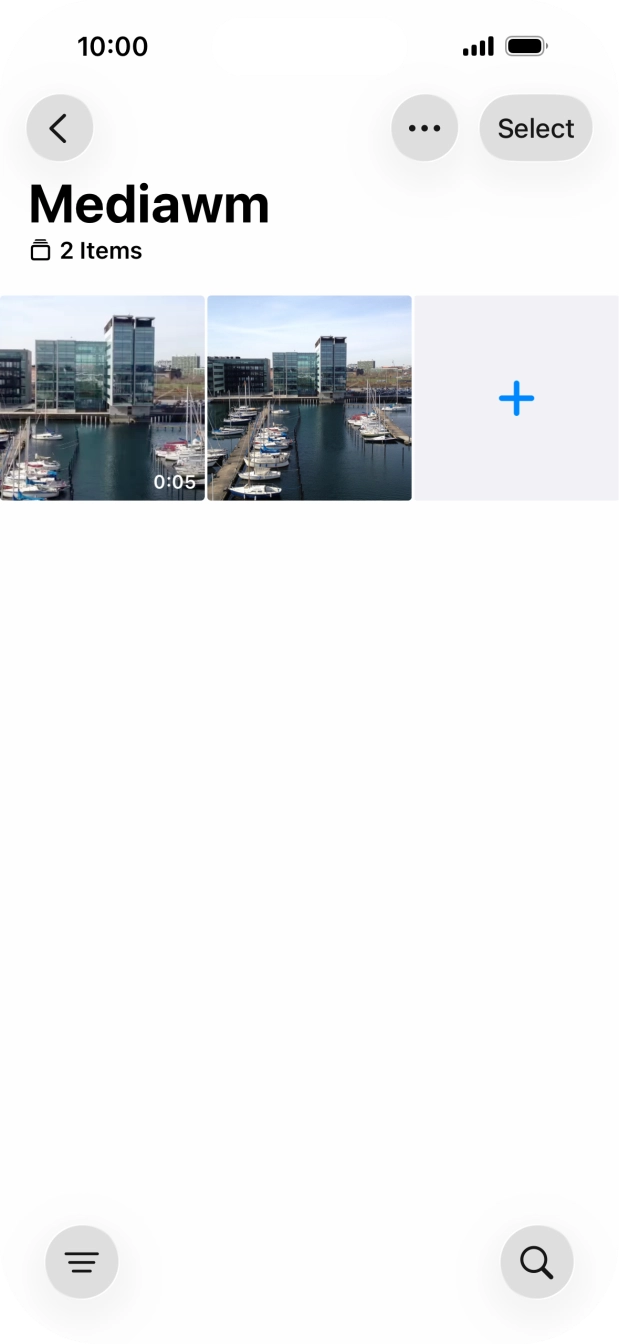 Open the app or screen you want to record.