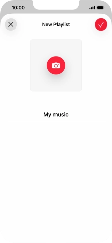 Press the confirm icon.