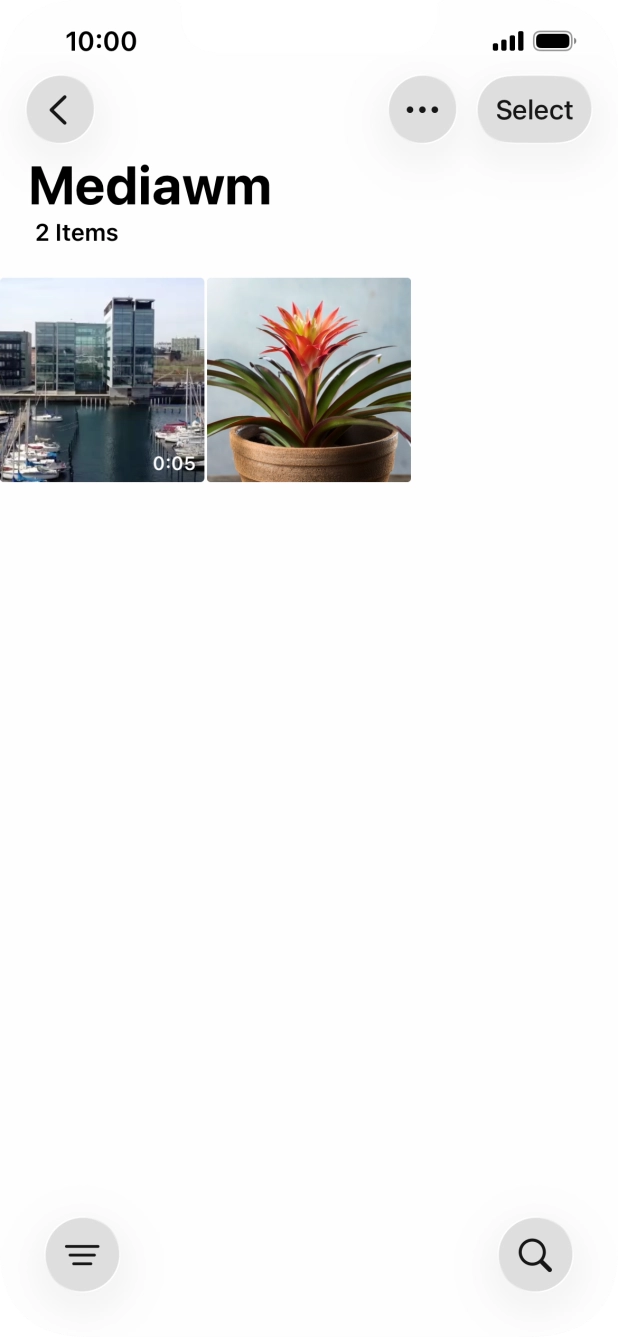 Open the app or screen you want to record.