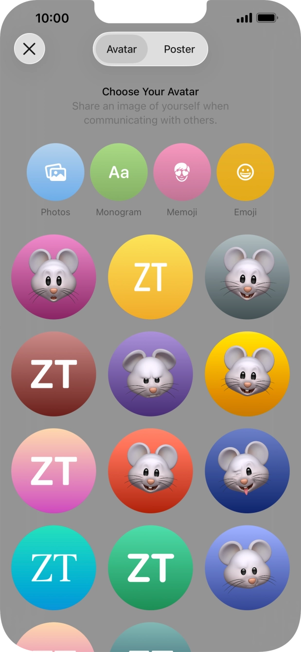 Press the required category and follow the instructions on the screen to select and save the required picture to your Contact Poster. Press the required category and follow the instructions on the screen to select and save the required picture to your Contact Poster.