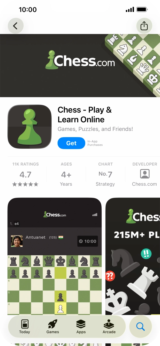 Press Get and follow the instructions on the screen to install the app. Press Get and follow the instructions on the screen to install the app.