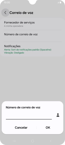 Introduza 123 e prima OK.