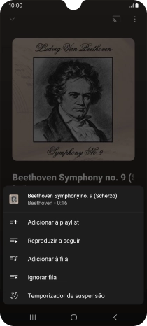 Prima o ícone para adicionar.