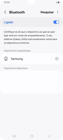 Prima a tecla de início para terminar e voltar ao ecrã inicial.
