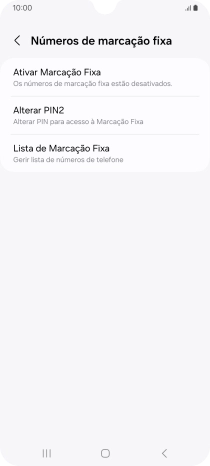 Prima Ativar Marcação Fixa.