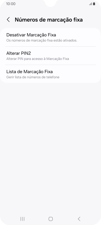 Prima Desativar Marcação Fixa.