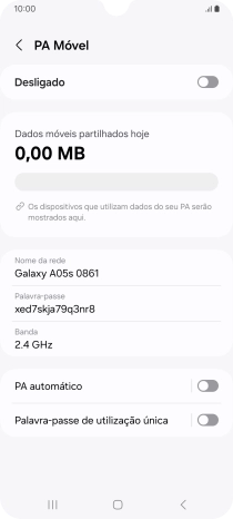 Prima Nome da rede.