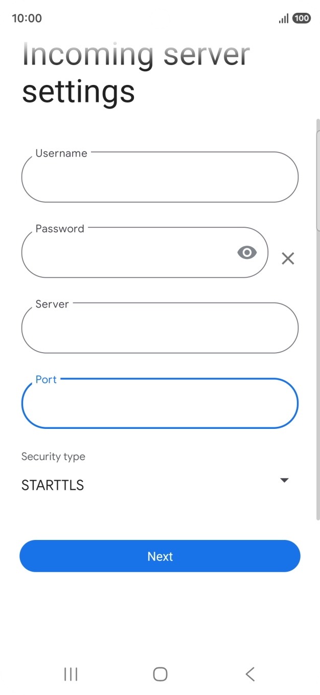 Press the drop down list below 
