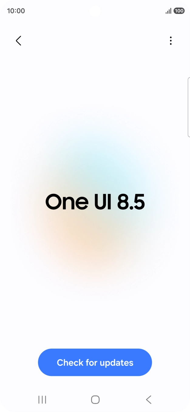 Press Check for updates. If a new software version is available, it's displayed. Follow the instructions on the screen to update the phone software.