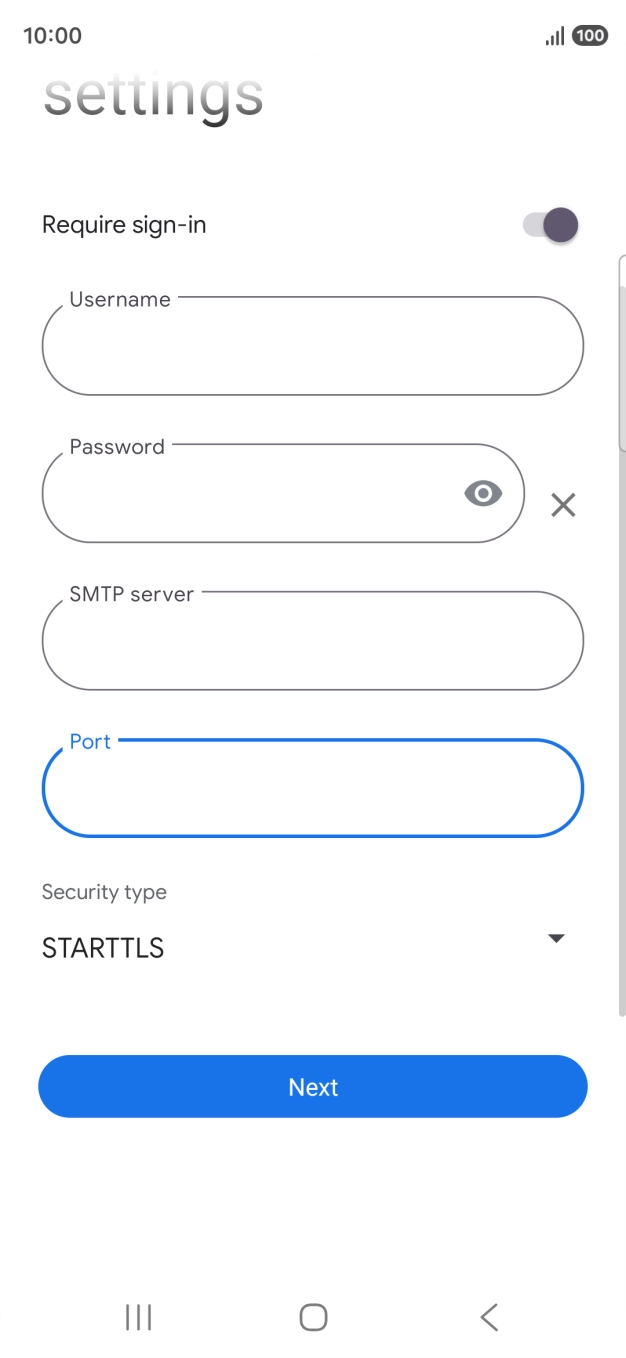 Press the drop down list below 