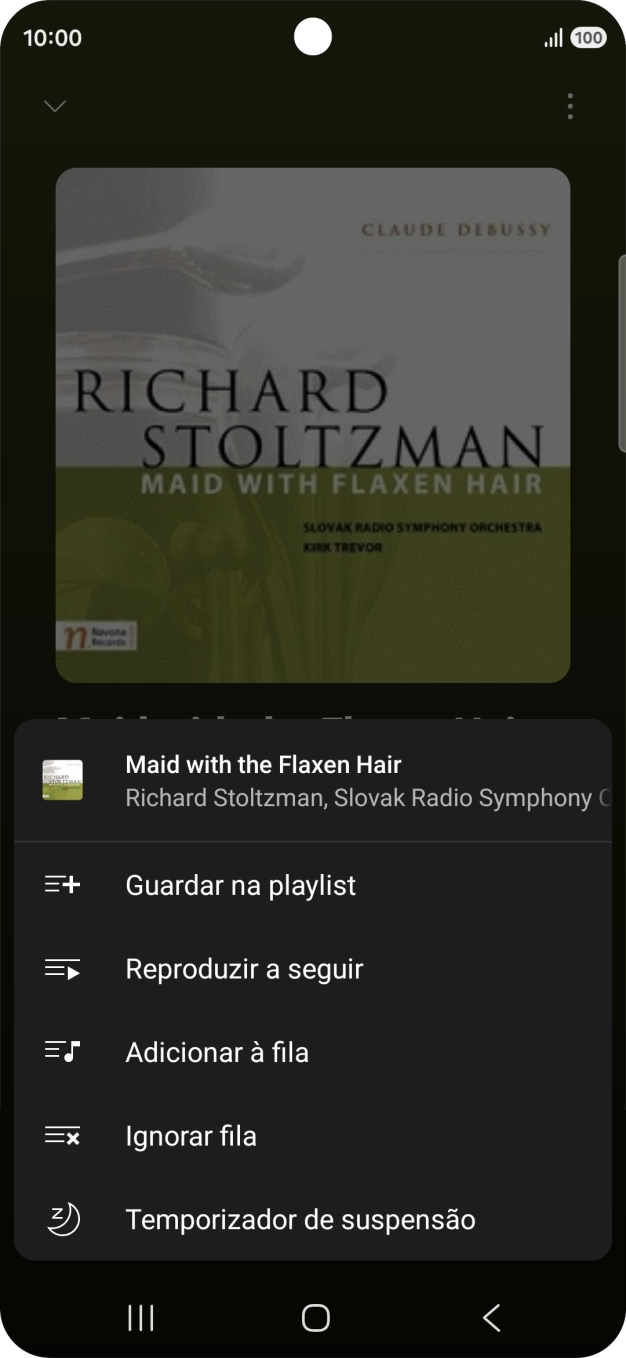 Prima o ícone para adicionar.