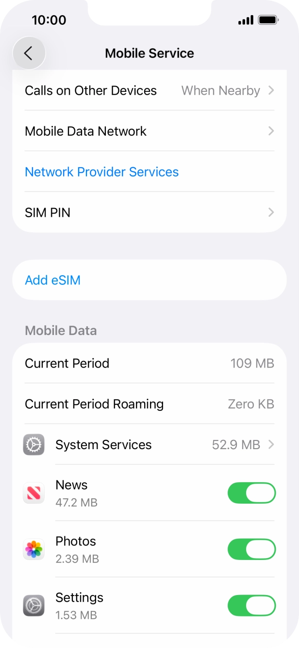 Press Mobile Data Network.