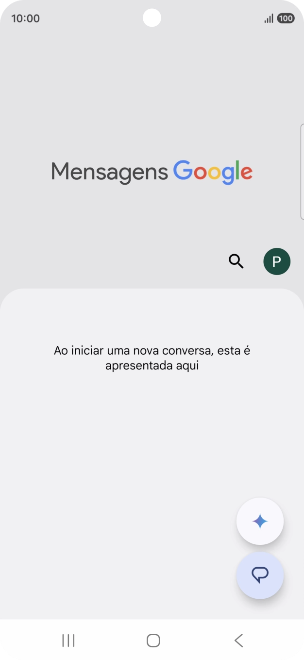 Prima o ícone de perfil.