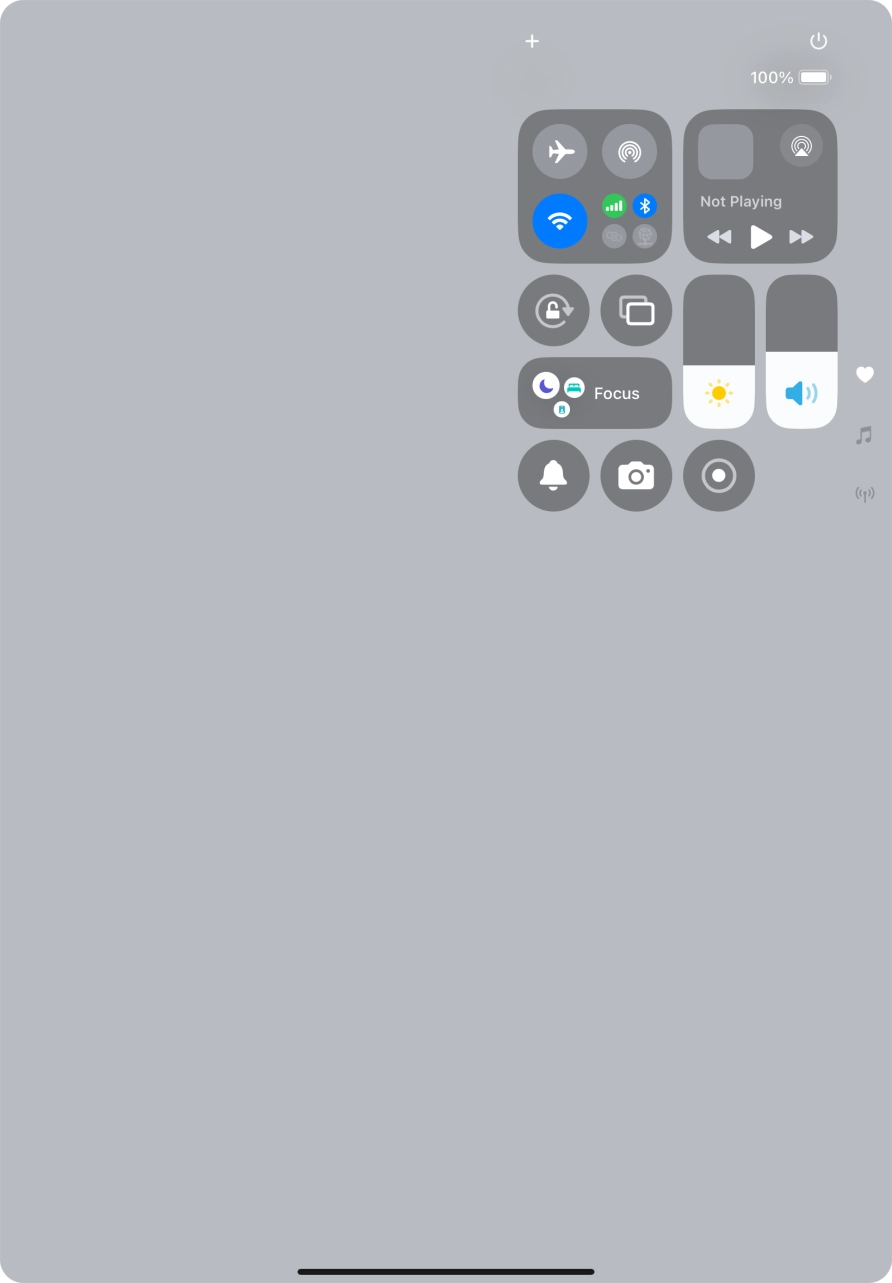 Press the screen recording icon to start the recording.