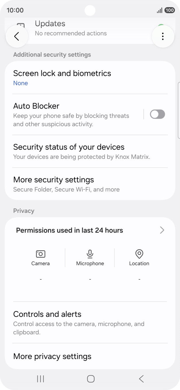Press the Home key to return to the home screen.