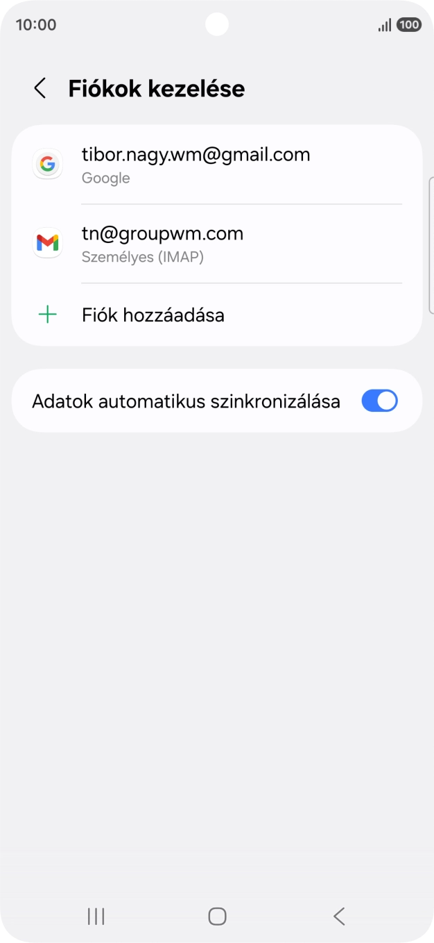 A befejezéshez, és ahhoz, hogy visszatérhess a főképernyőhöz, nyomd meg a főgombot.
