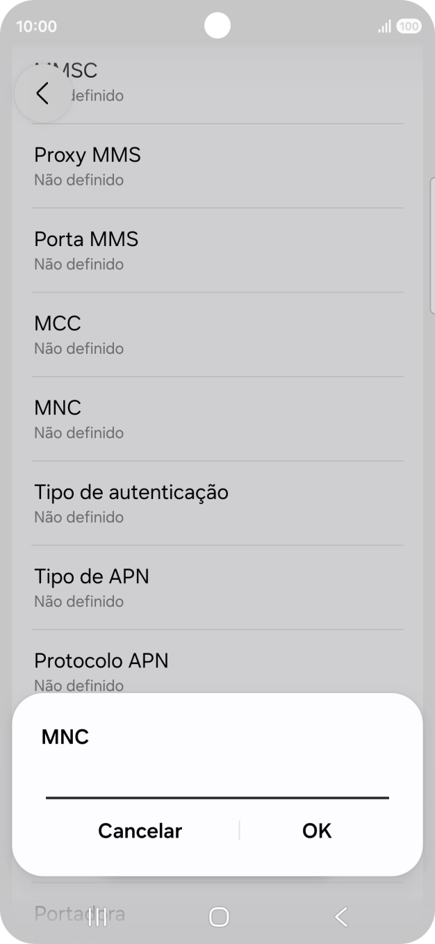 Introduza 01 e prima OK.