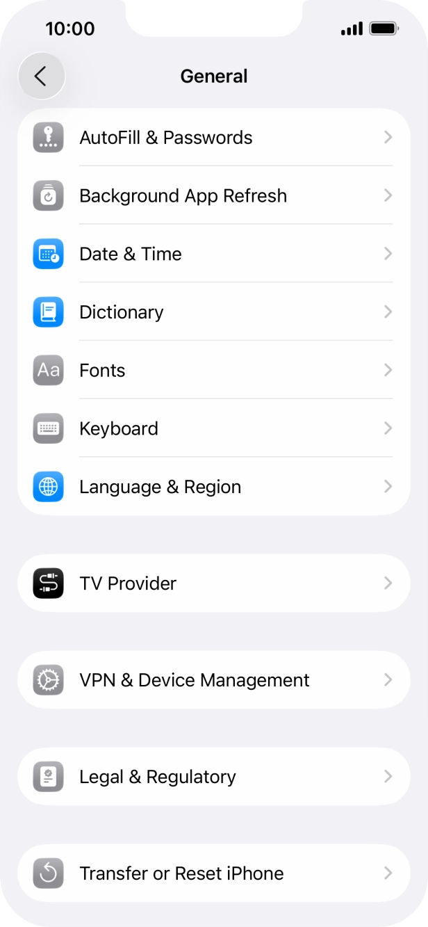 Press Background App Refresh.