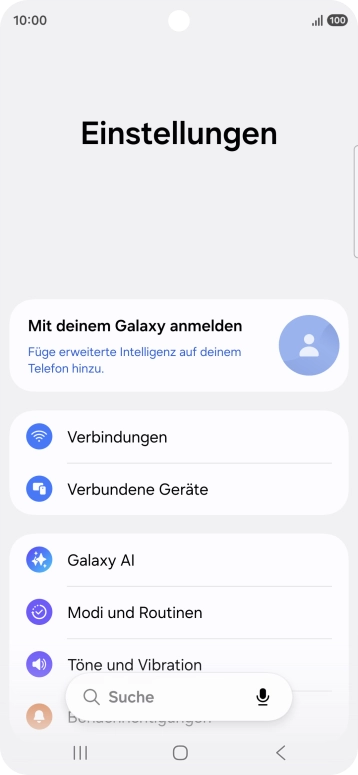 Schalten Sie das Daten-Roaming auf Ihrem Samsung Galaxy S26+ Android 16 ein oder aus - Hilfe | Swisscom Schalten Sie das Daten-Roaming auf Ihrem Samsung Galaxy S26+ Android 16 ein oder aus - Hilfe | Swisscom