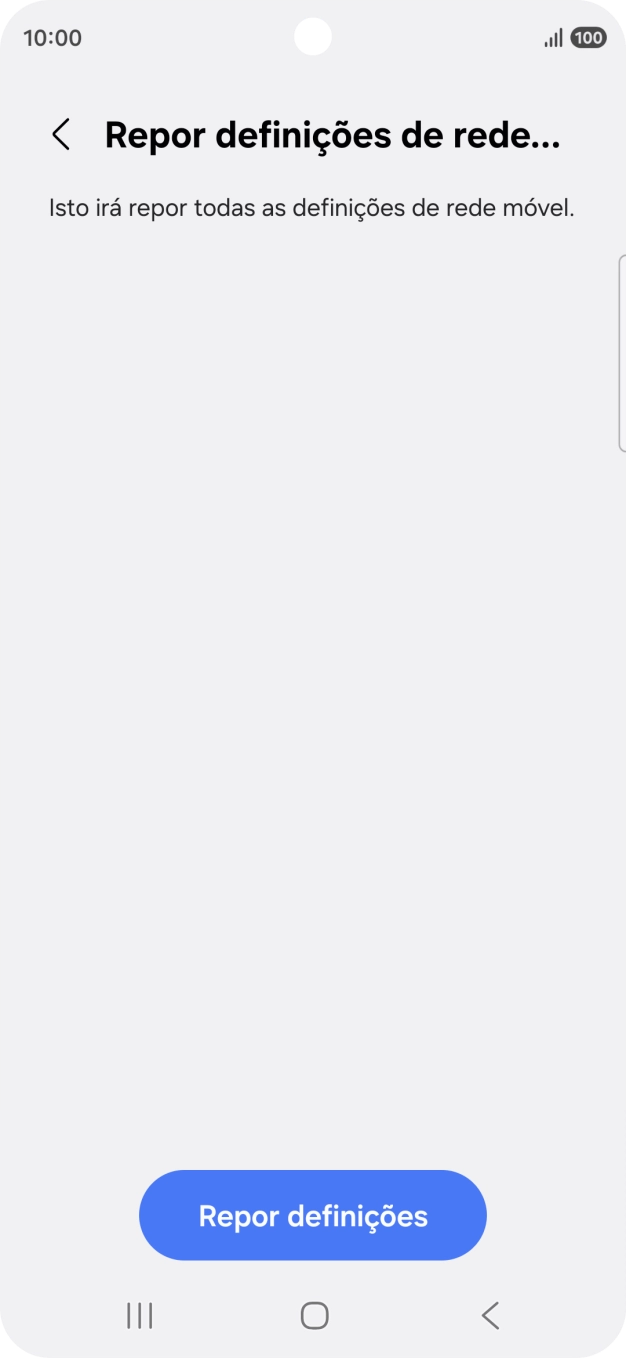 Prima Repor definições.