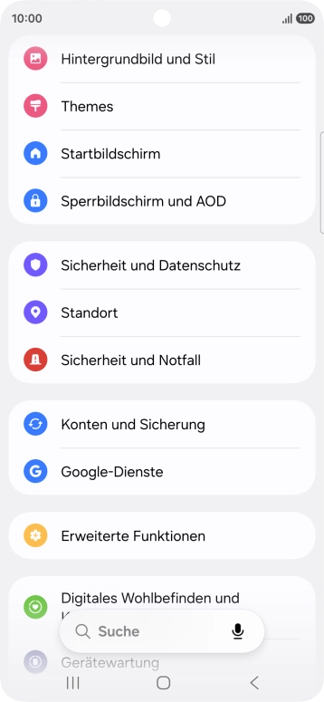 Ändern Sie die PIN auf Ihrem Samsung Galaxy S26 Ultra Android 16 - Hilfe