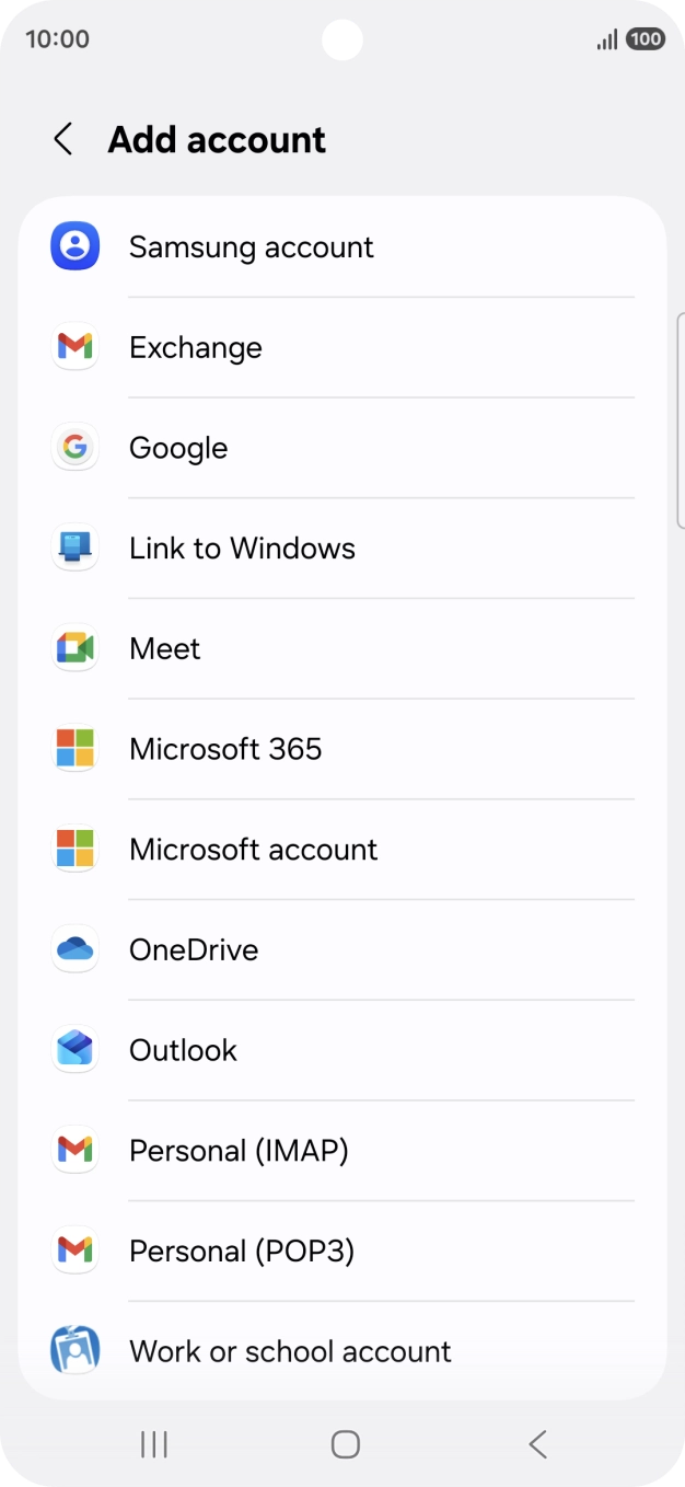 Press Google.