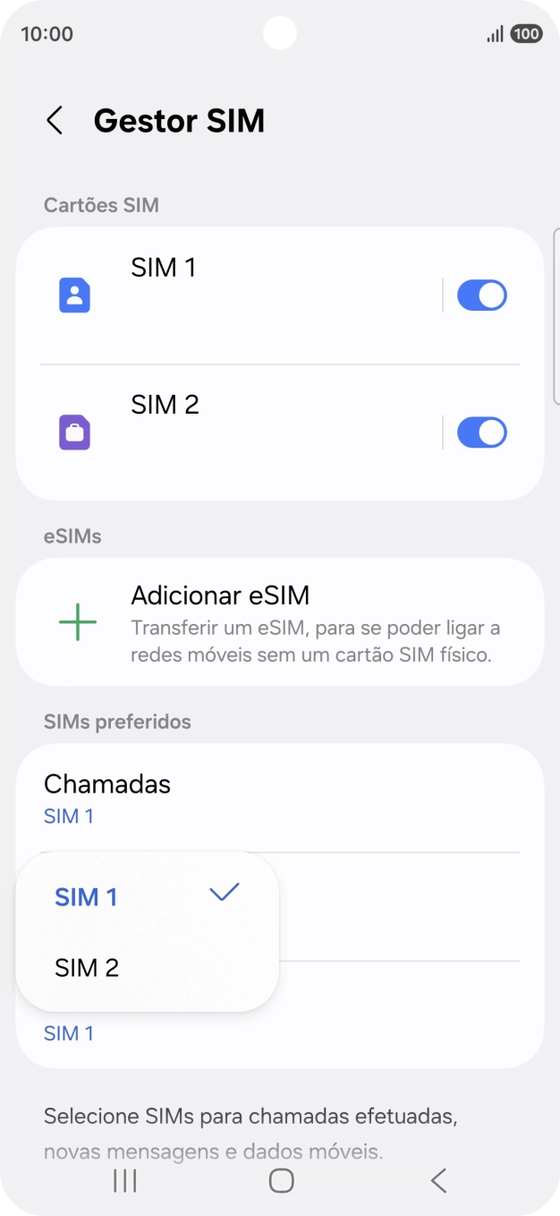 Prima o plano pretendido.