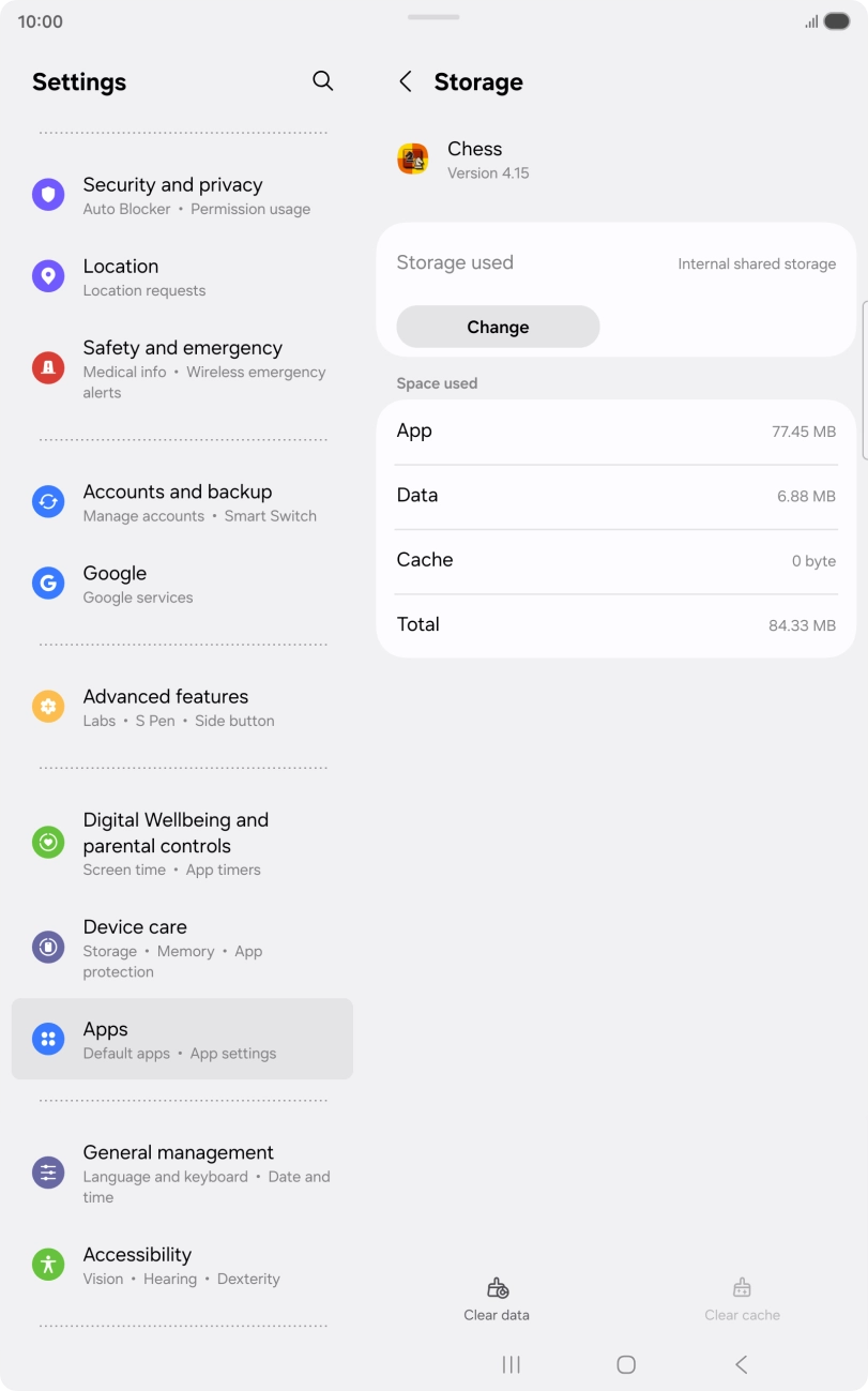Press the Home key to return to the home screen.
