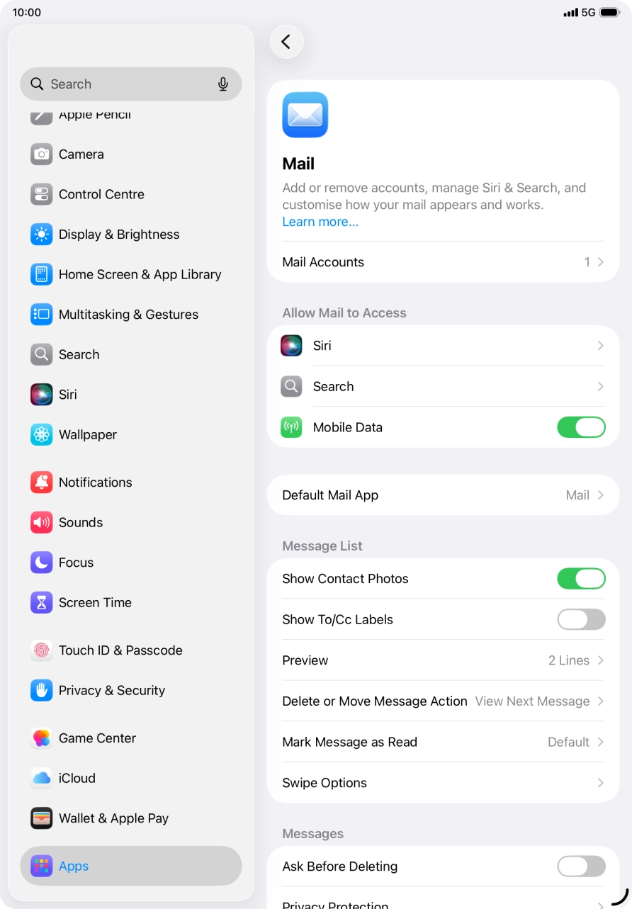Press Mail Accounts.