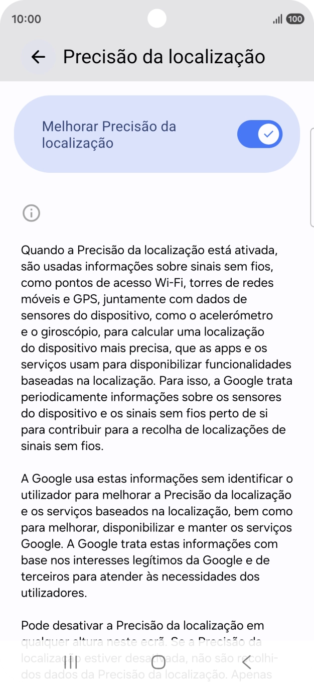 Se premir o indicador junto a 