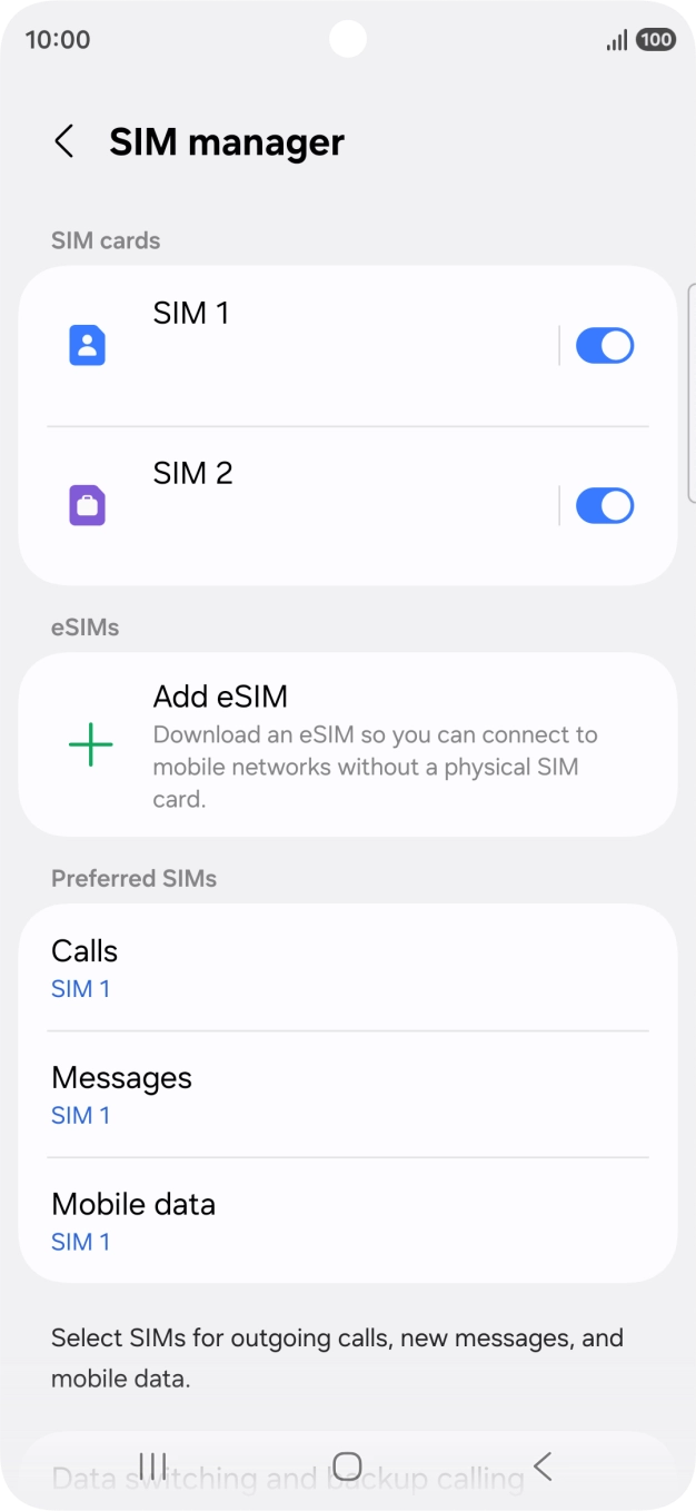 Press the required plan.