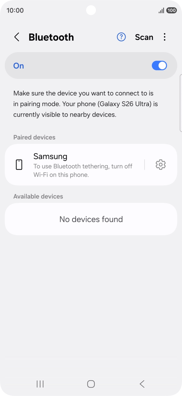Press the Home key to return to the home screen.